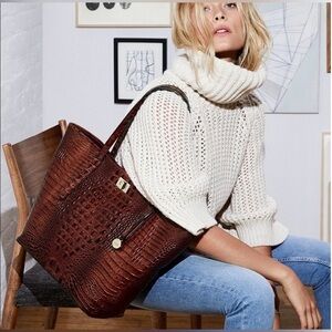 BRAHMIN Annika Extra Large Tote LIKE NEW!